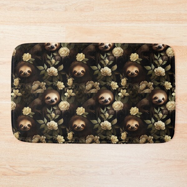 Item preview, Modern pattern with sloths in 3D cartoon style designed and sold by Pflugart.