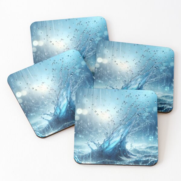 Item preview, Dancing Water in Rainy Symphony designed and sold by PrintLabArt.