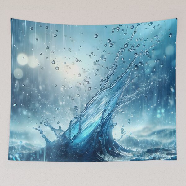 Item preview, Dancing Water in Rainy Symphony designed and sold by PrintLabArt.
