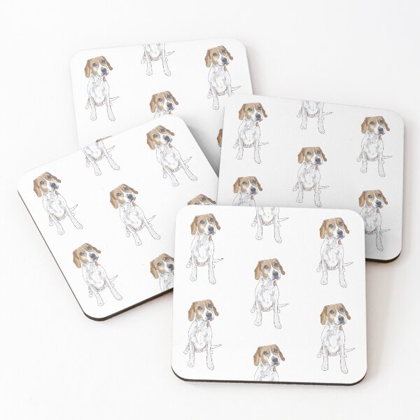 Item preview, Black, White, and Tan Beagle designed and sold by rita-andi.