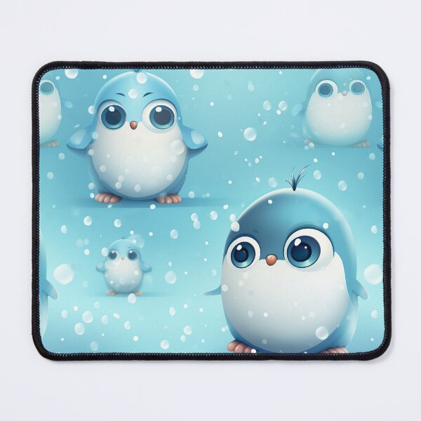 Item preview, Modern pattern with penguins in 3D cartoon style designed and sold by Pflugart.