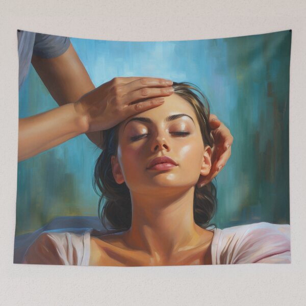 Item preview, Head Massage in Massage saloon designed and sold by VisionDuke.