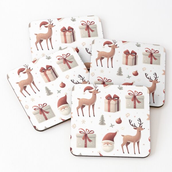 Item preview, Santa, deer and Christmas gifts designed and sold by teesandlove.