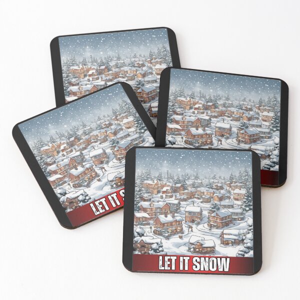 Item preview, Let It Snow Happy Christmas designed and sold by renudesigns.
