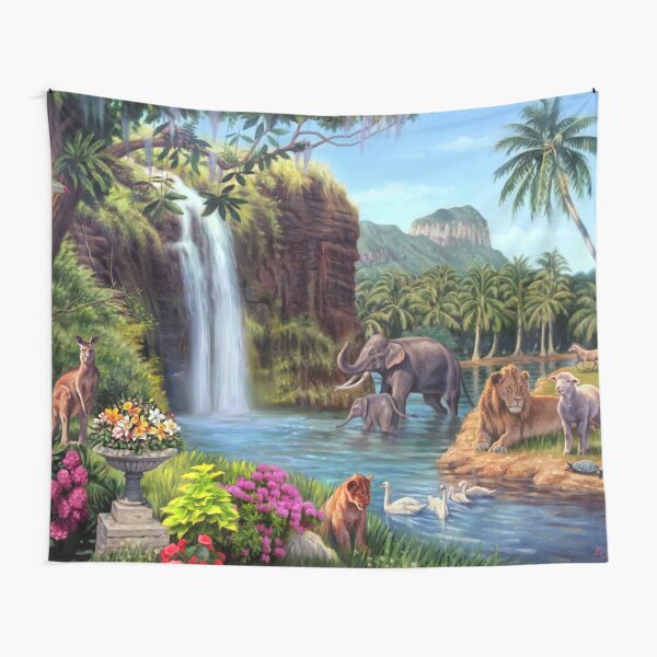 A Paradise Setting Tapestry