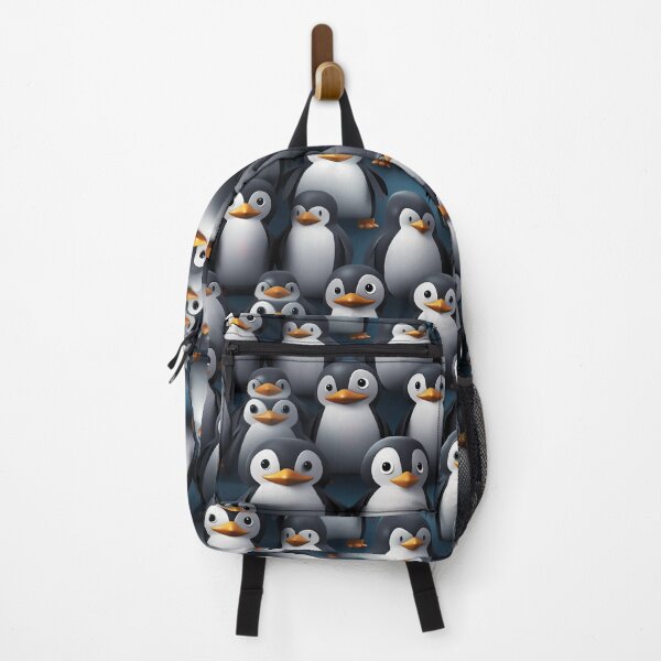 Item preview, Modern pattern with penguins in 3D cartoon style designed and sold by Pflugart.