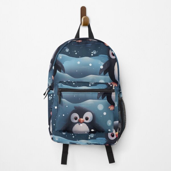 Item preview, Modern pattern with penguins in 3D cartoon style designed and sold by Pflugart.