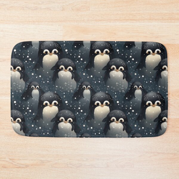 Item preview, Modern pattern with penguins in 3D cartoon style designed and sold by Pflugart.