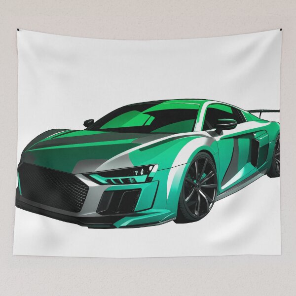 Item preview, Audi RS 8 isolated green designed and sold by Salimgor Hangaround Music.