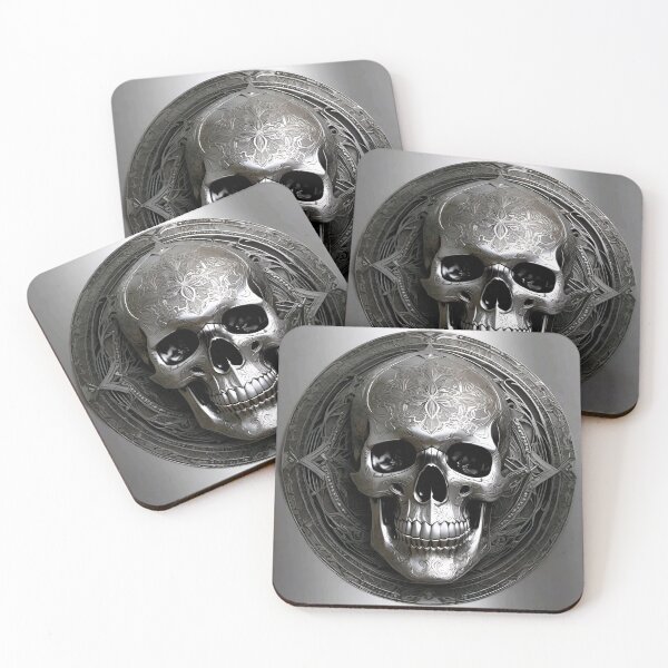 Item preview, Silver Skull designed and sold by Psy-Dye-AI.