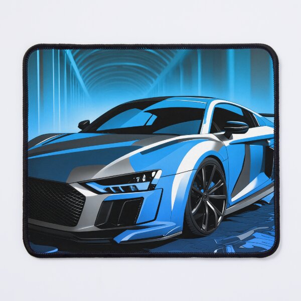 Item preview, Audi RS 8 poster blue designed and sold by Salimgor Hangaround Music.