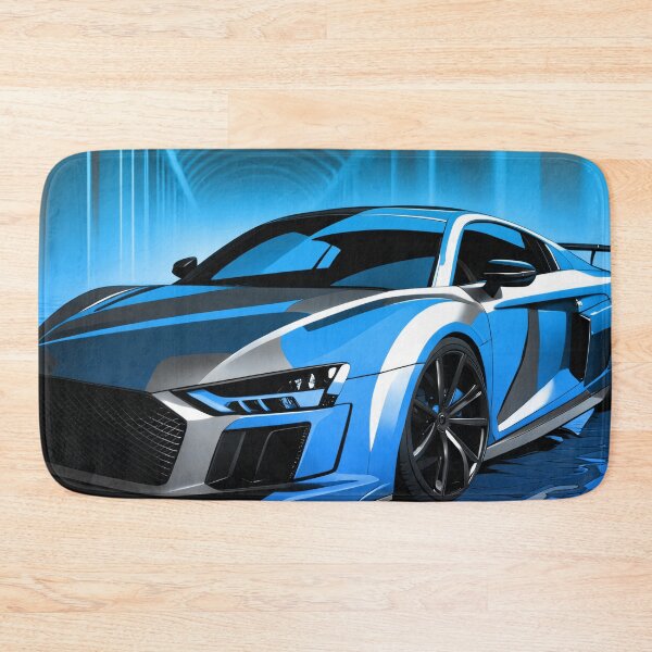 Item preview, Audi RS 8 poster blue designed and sold by Salimgor Hangaround Music.
