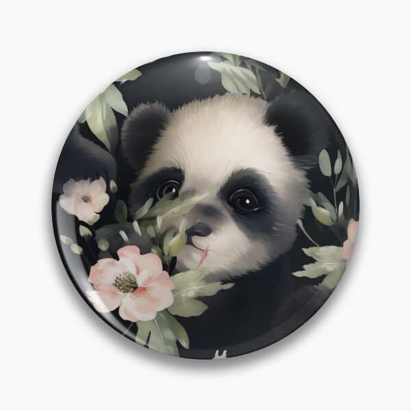 Item preview, Modern pattern with pandas in 3D cartoon style designed and sold by Pflugart.