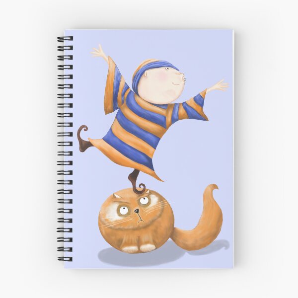Item preview, The Acrobat (and his cat). designed and sold by fizzyjinks.