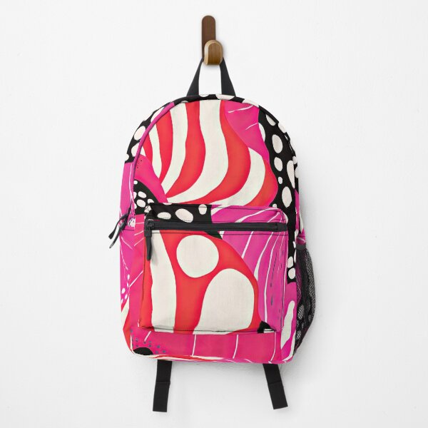 Item preview, Pink and Black Modern Abstract Coral Reef with Dots Art Illustration designed and sold by GulDesignCo.