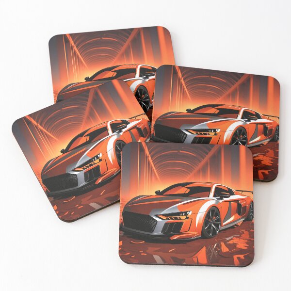 Artikelvorschau, von Audi RS 8 Poster Orange entworfen und verkauft von Salimgor Hangaround Music.