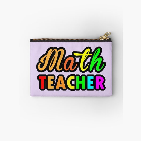 Item preview, Math Teacher Typographic Multi Color Text Design for Math Teachers designed and sold by Science Engineering Gifts.
