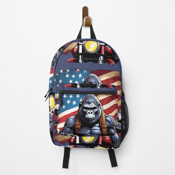 Item preview, American Roadtrip: Gorilla on an Indian Motorcycle designed and sold by studiojer.