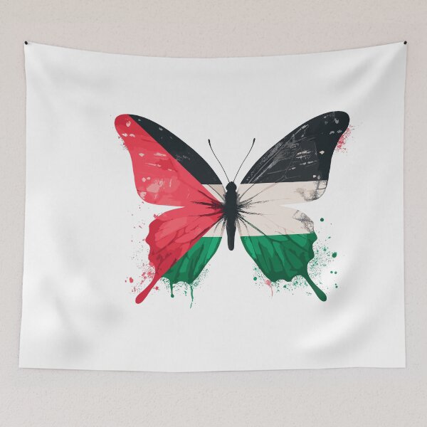 Item preview, Free Palestine | Palestine flag butterfly | Palestine butterfly designed and sold by RanirO.