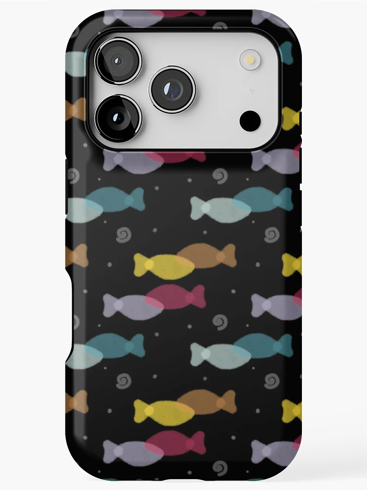 Thumbnail 1 of 4, iPhone Case, Fishy Dark Pattern designed and sold by InversionGraph.