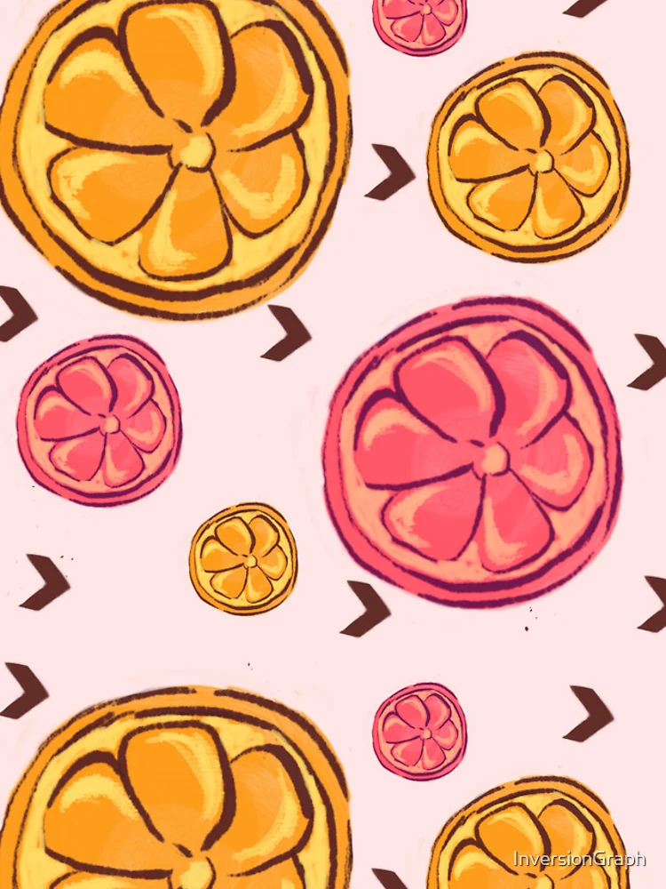Thumbnail 4 of 4, Samsung Galaxy Phone Case, Sweet Orange Slices Pattern designed and sold by InversionGraph.
