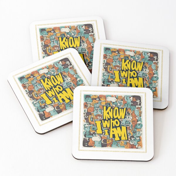 Item preview, I Know Who I Am designed and sold by LevelUpYourMotivation.