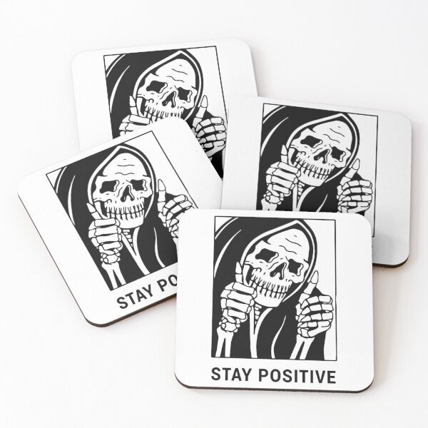 Item preview, Stay Positive , Reaper , Waterproof, Hydro Flask  designed and sold by ng0nanthit.
