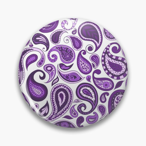 Item preview, Purple Hues Paisley Surface Design: T-Shirts, Dresses, Home Décor and More | 6 Colour Options Available designed and sold by SemDesigns1.