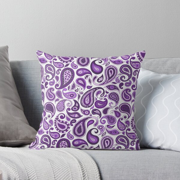 Item preview, Purple Hues Paisley Surface Design: T-Shirts, Dresses, Home Décor and More | 6 Colour Options Available designed and sold by SemDesigns1.