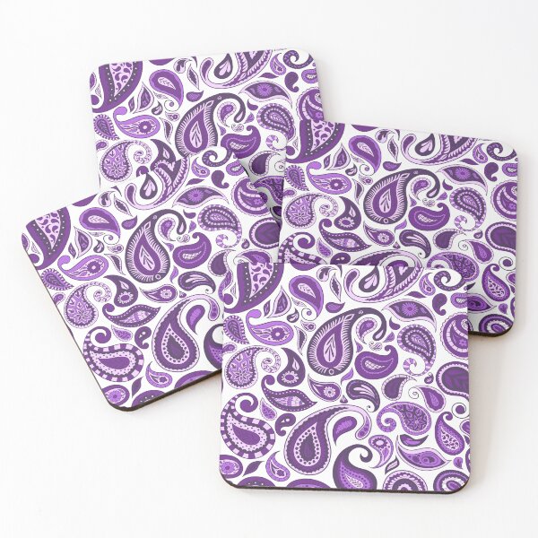 Item preview, Purple Hues Paisley Surface Design: T-Shirts, Dresses, Home Décor and More | 6 Colour Options Available designed and sold by SemDesigns1.