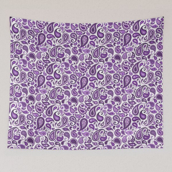 Item preview, Purple Hues Paisley Surface Design: T-Shirts, Dresses, Home Décor and More | 6 Colour Options Available designed and sold by SemDesigns1.
