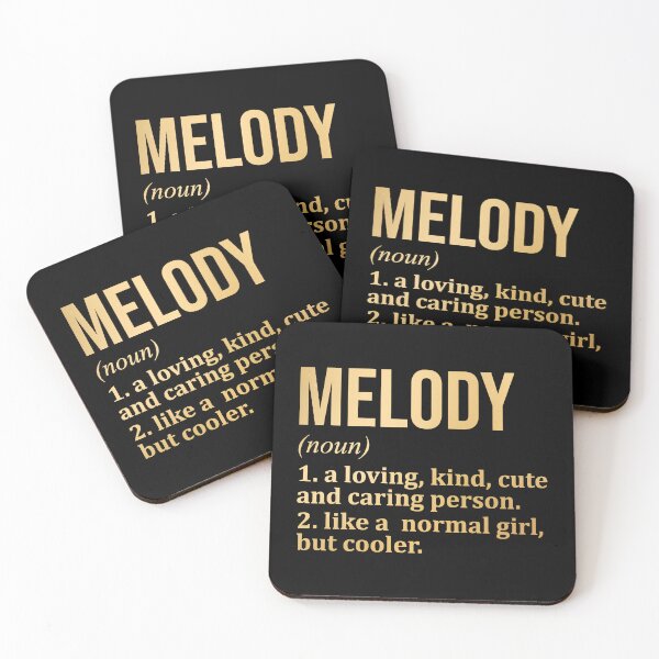 Item preview, Melody Name Definition in Gold designed and sold by XCIV.