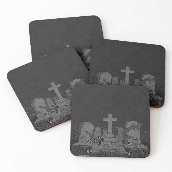 Item preview, Raccoons of the Cemetery designed and sold by Jennifer-Smith.