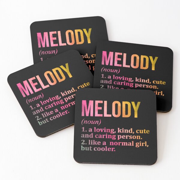 Item preview, Melody Name Definition in Watercolor designed and sold by XCIV.