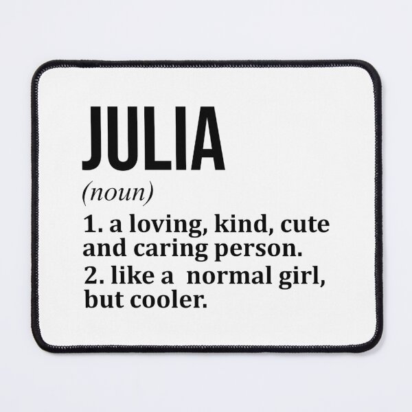 Item preview, Julia Name Definition designed and sold by XCIV.