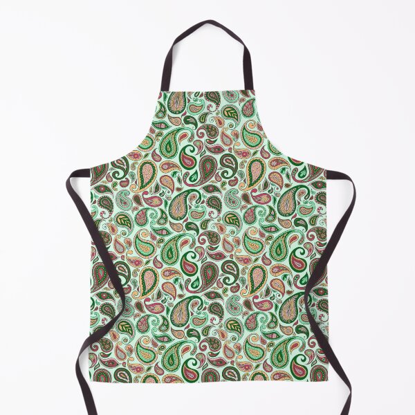 Item preview, Green and Pinks Paisley Surface Design: T-Shirts, Dresses, Home Décor and More | 6 Colour Options Available designed and sold by SemDesigns1.