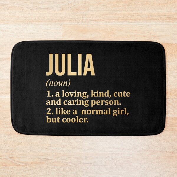 Item preview, Julia Name Definition in Gold designed and sold by XCIV.