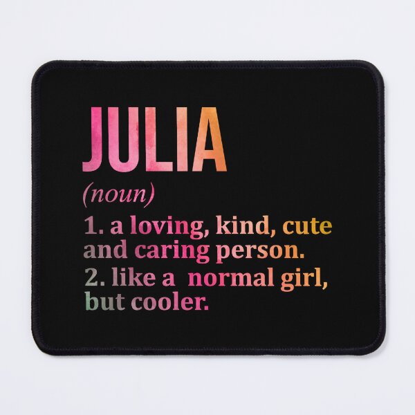 Item preview, Julia Name Definition in Watercolor designed and sold by XCIV.