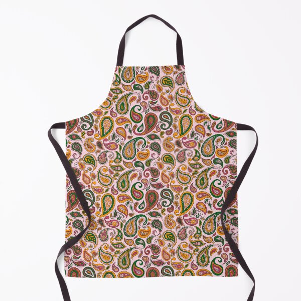 Item preview, Orange, Pink and Green Paisley Surface Design: T-Shirts, Dresses, Home Décor and More | 6 Colour Options Available designed and sold by SemDesigns1.
