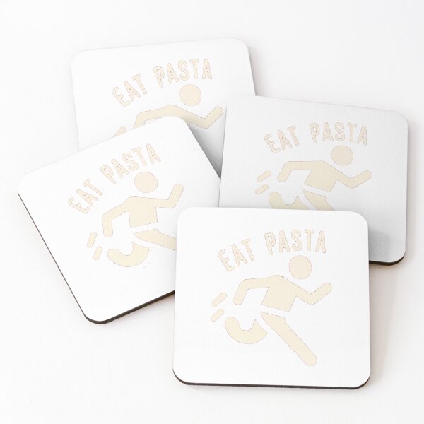 Item preview,  eat pasta run fasta  running quote designed and sold by unicornunicorn.