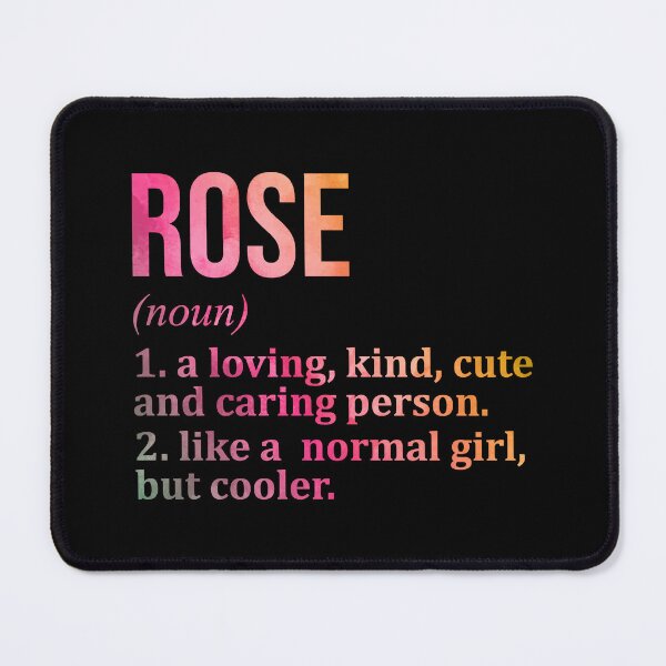 Item preview, Rose Name Definition in Watercolor designed and sold by XCIV.