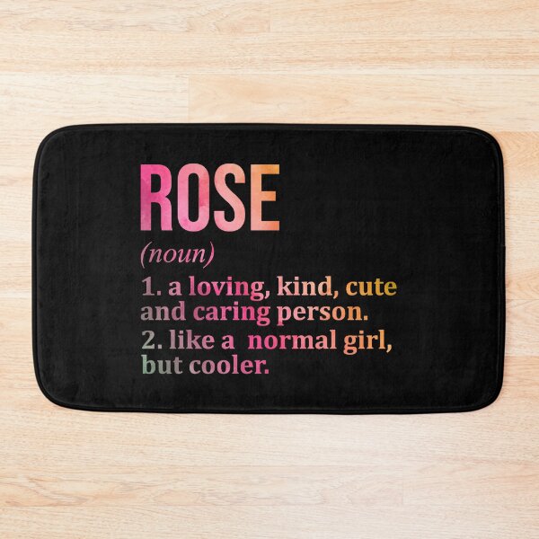 Item preview, Rose Name Definition in Watercolor designed and sold by XCIV.