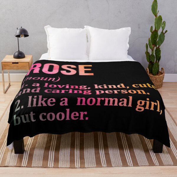 Item preview, Rose Name Definition in Watercolor designed and sold by XCIV.