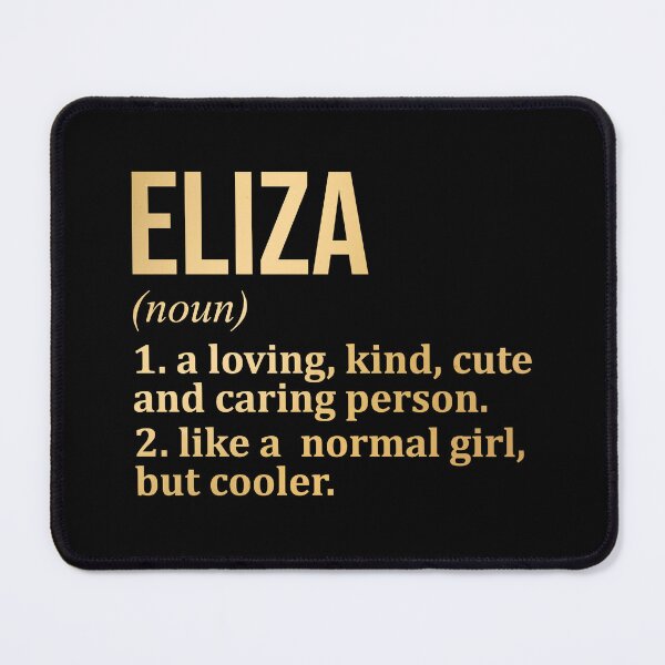 Item preview, Eliza Name Definition in Gold designed and sold by XCIV.