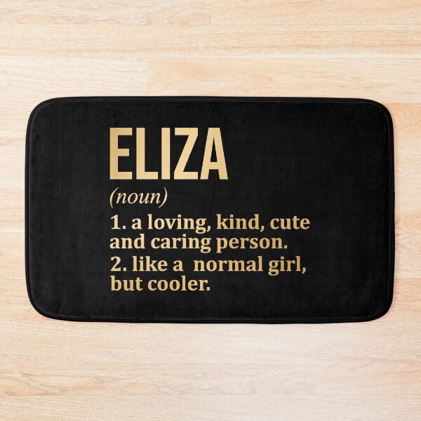 Item preview, Eliza Name Definition in Gold designed and sold by XCIV.
