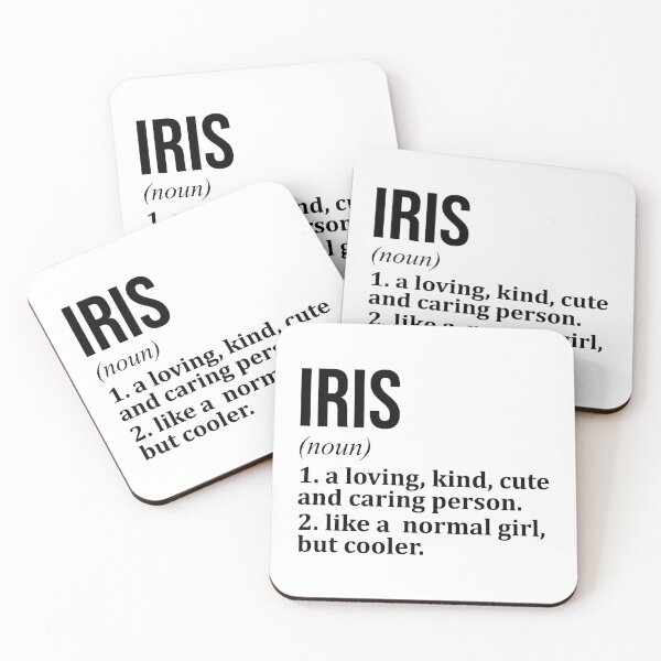 Item preview, Iris Name Definition designed and sold by XCIV.