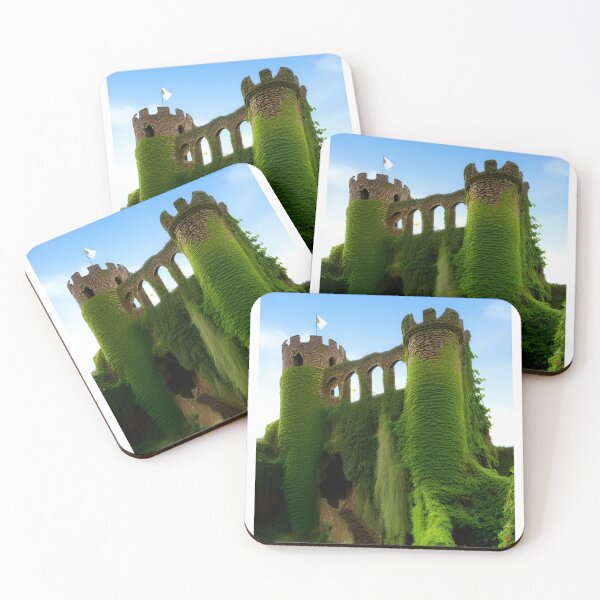 Item preview, AI generated castle ruins designed and sold by Tinkerbell678.