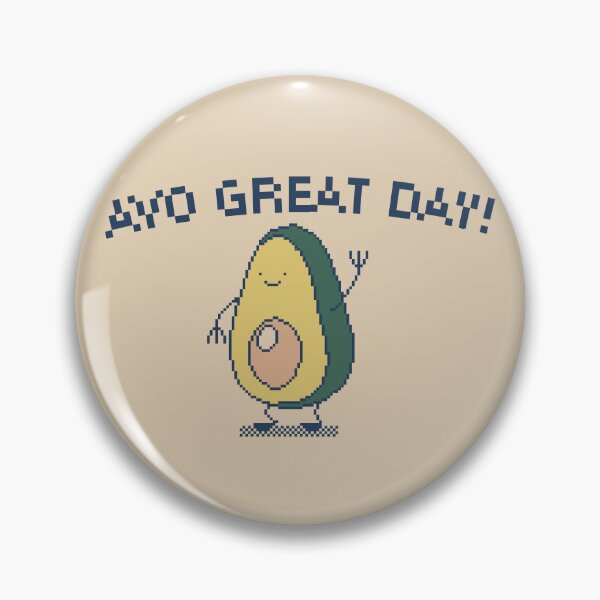 Item preview, Avo Great Day! 8-Bit Pixel Art Avocado designed and sold by pxlboy.