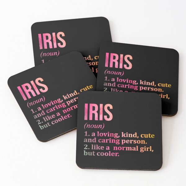 Item preview, Iris Name Definition in Watercolor designed and sold by XCIV.