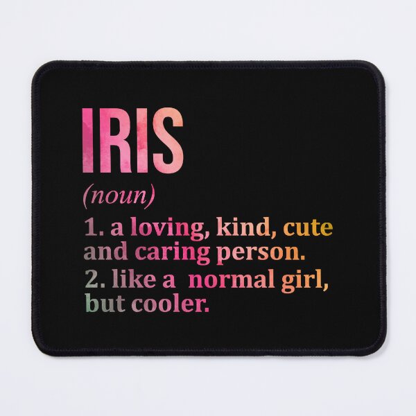 Item preview, Iris Name Definition in Watercolor designed and sold by XCIV.